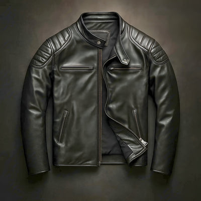 Rovino™ | Giacca in pelle di qualità premium