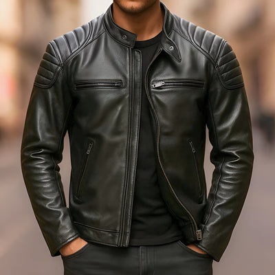 Rovino™ | Giacca in pelle di qualità premium