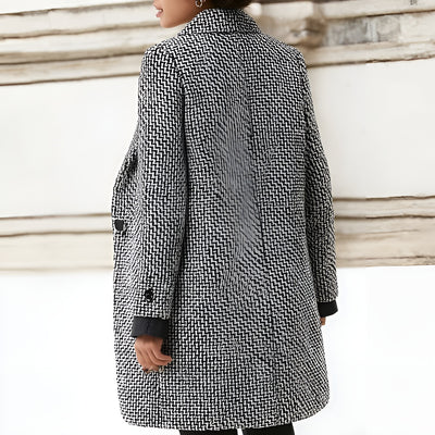 Eleonora™ | Cappotto in lana di lusso — eleganza e calore invernale